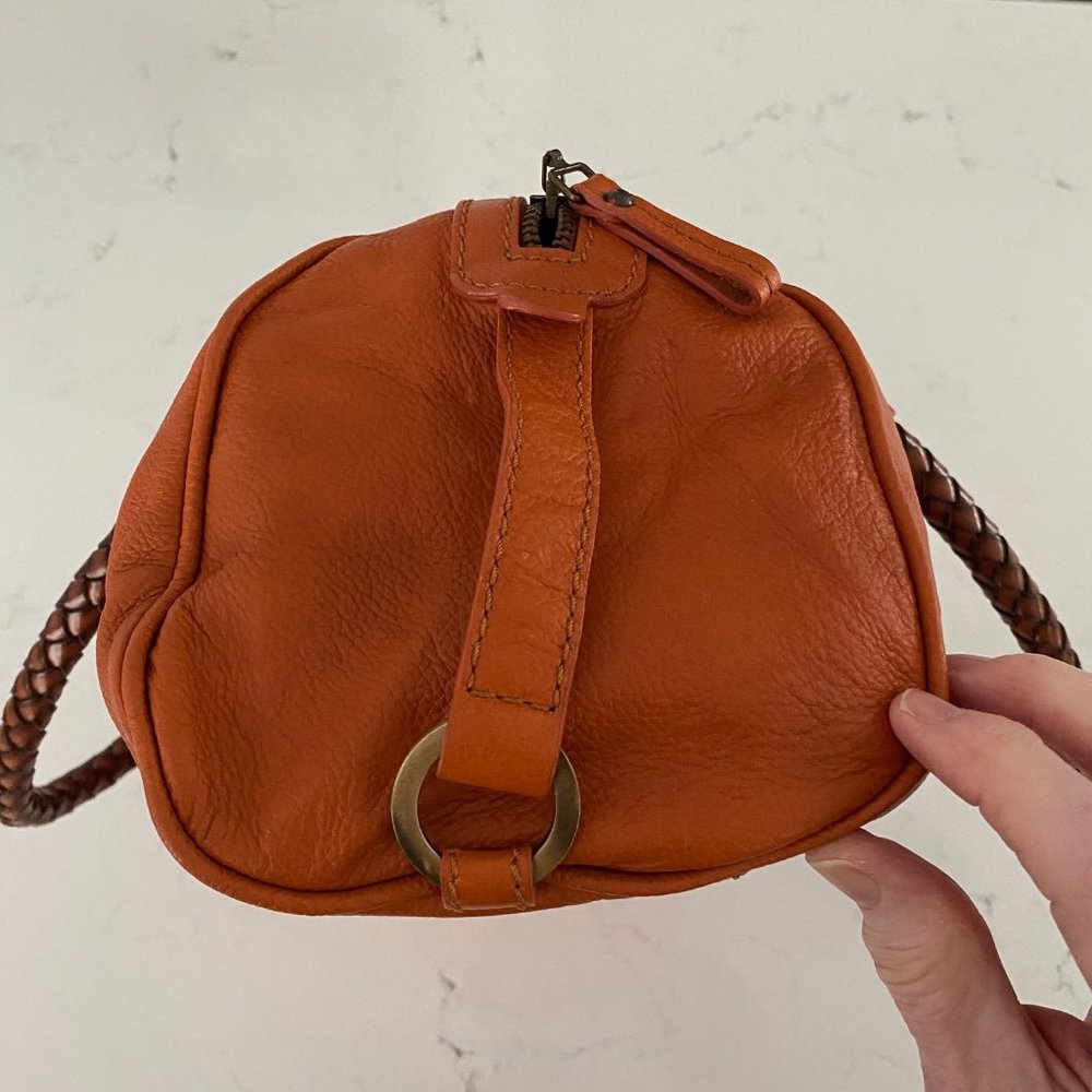 NEW Nuovedive Italian Leather Handbag with Braided Leather Handles - Picture 5 of 16